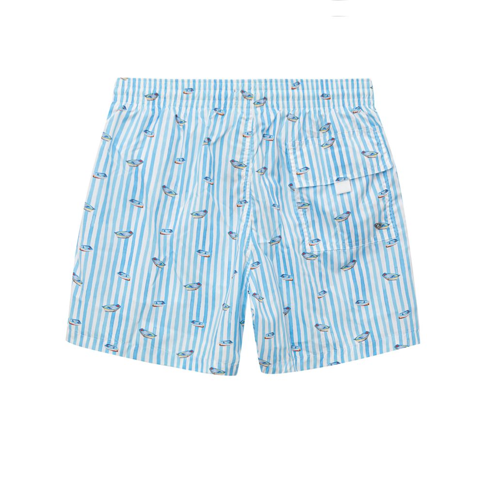 Canali Blue Polyester Swimwear