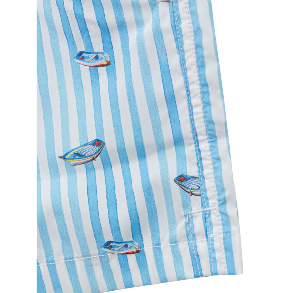 Canali Blue Polyester Swimwear