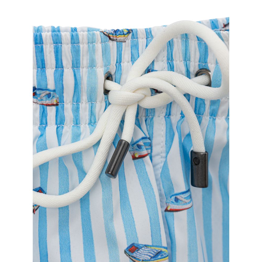 Canali Blue Polyester Swimwear