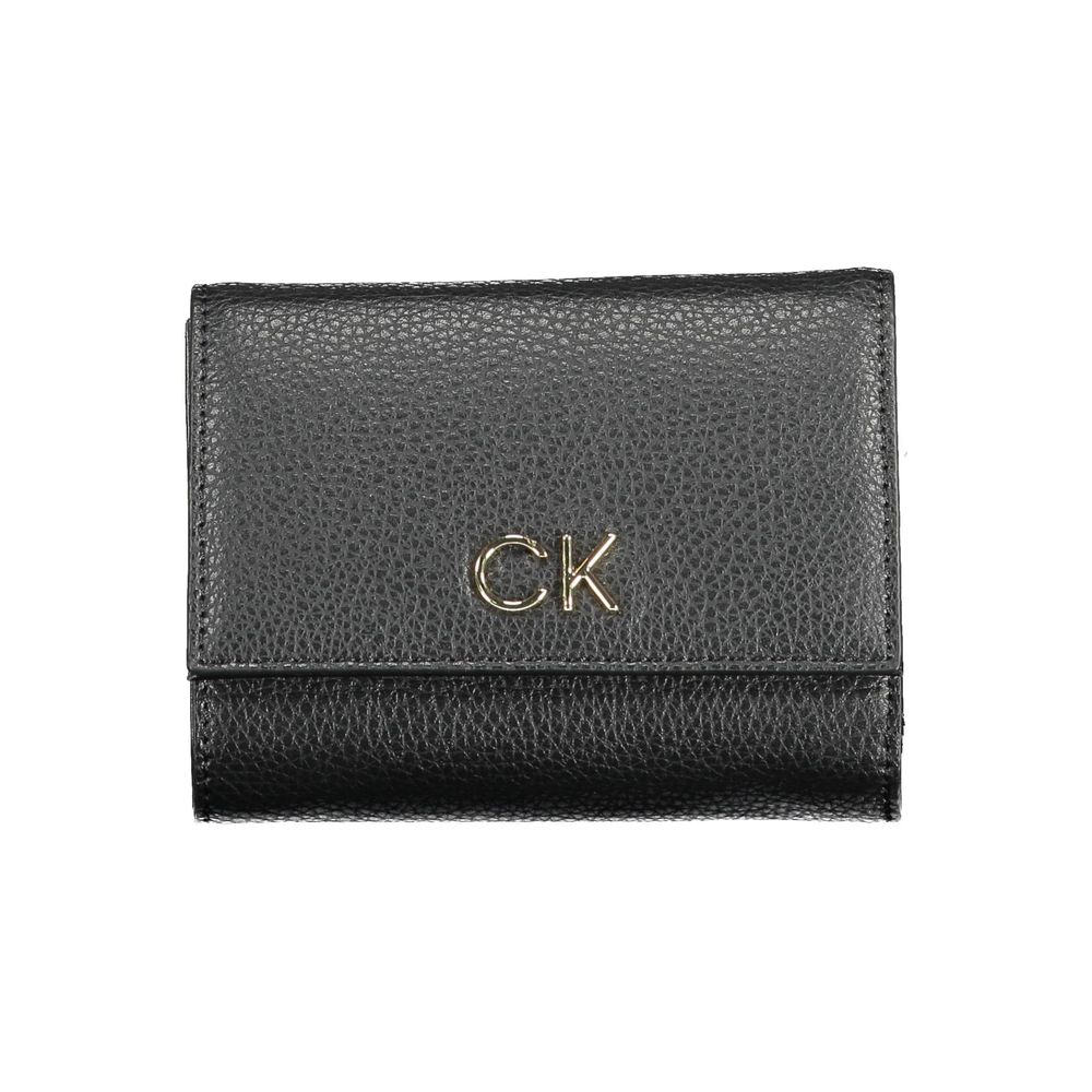 Calvin Klein Črna polietilenska ženska denarnica