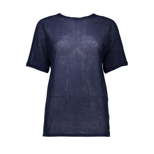 Gant Blue Linen Women Shirt