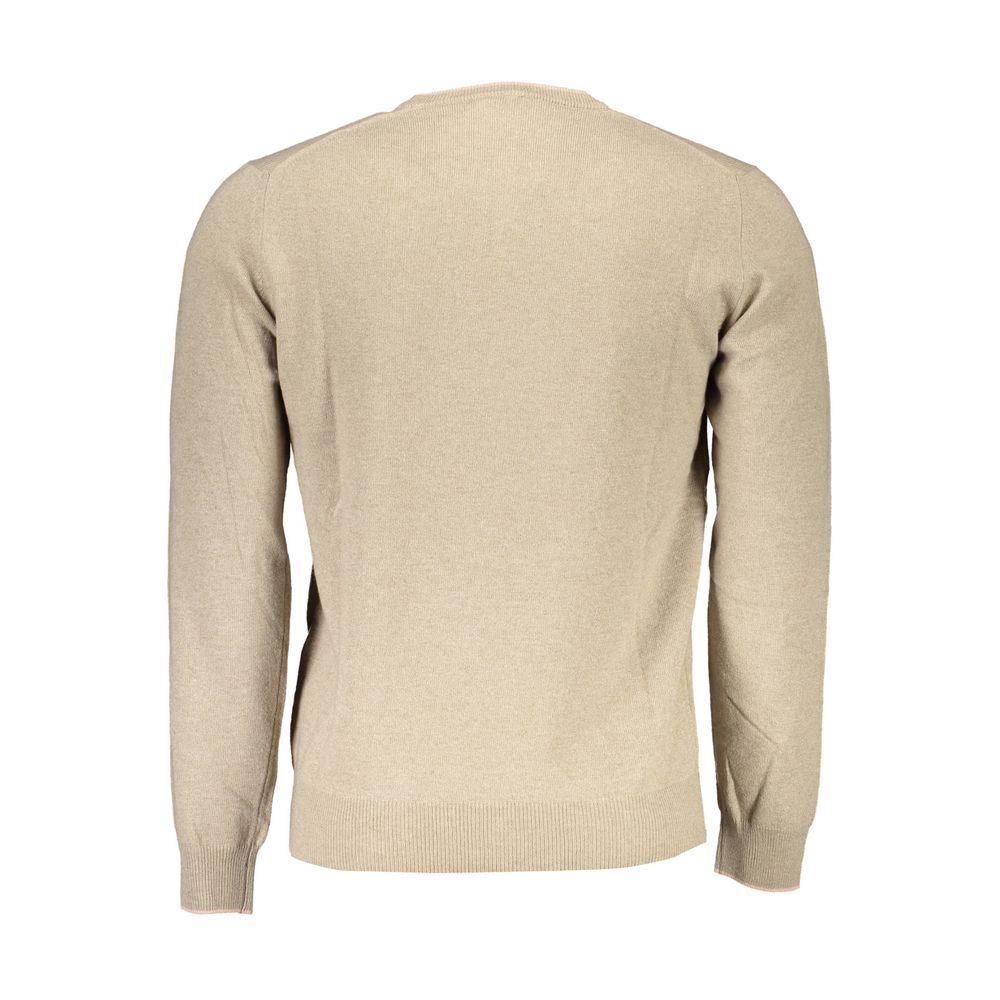Harmont & Blaine Beige Wool Moški pulover