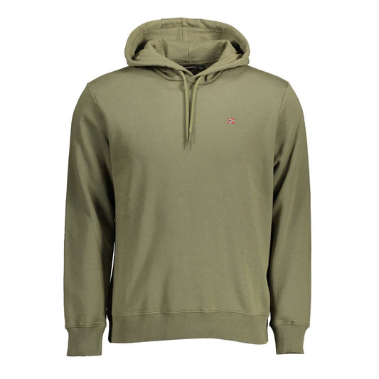 Napapijri Green Cotton Men Sweater