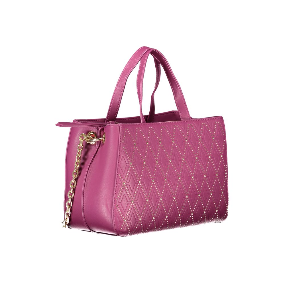 Mario Valentino Purple Polyethylene Handbag