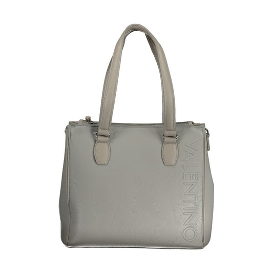 Mario Valentino Gray Polyethylene Handbag