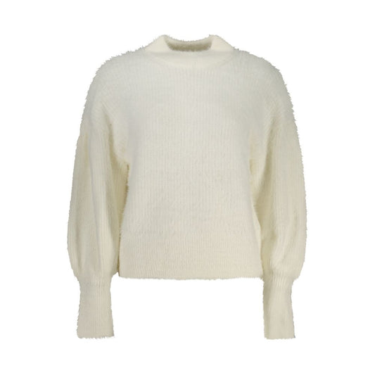 Guess Jeans White Marabou Women Sweater