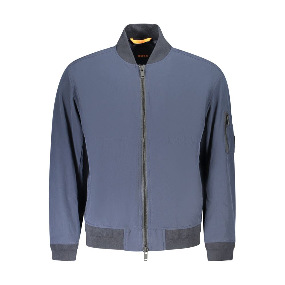 Hugo Boss Modra poliamidna moška jakna