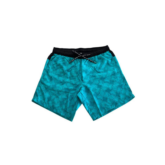 Trussardi Beachwear Blue Polyester Men Swim Short
