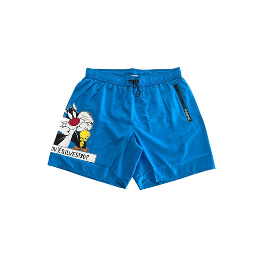 Iceberg Light Blue Polyester Men Swim Short