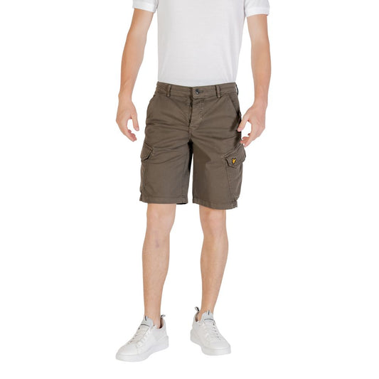 Lyle & Scott Green Cotton Bermuda