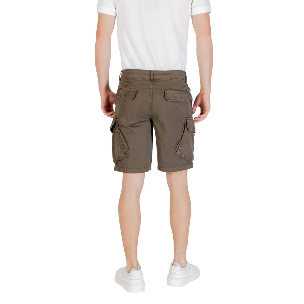 Lyle & Scott Green Cotton Bermuda