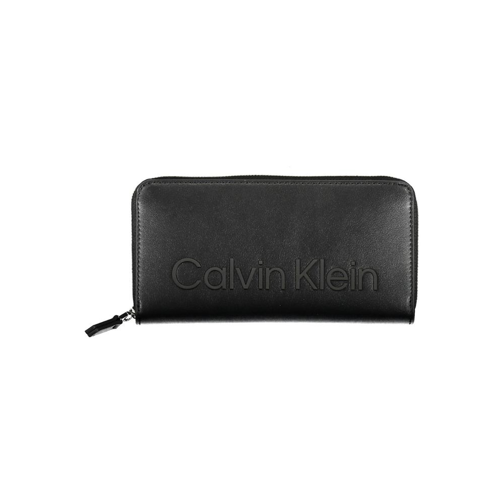 Calvin Klein Črna polietilenska ženska denarnica