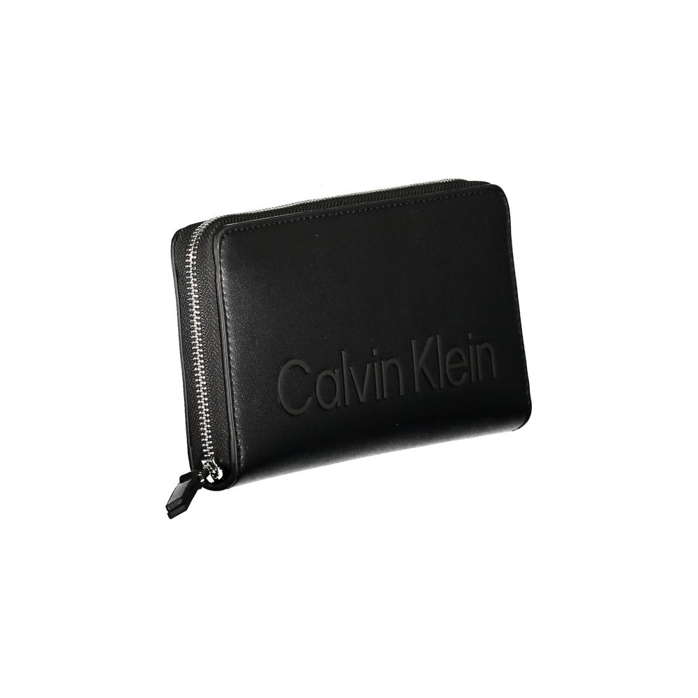 Calvin Klein Črna polietilenska ženska denarnica