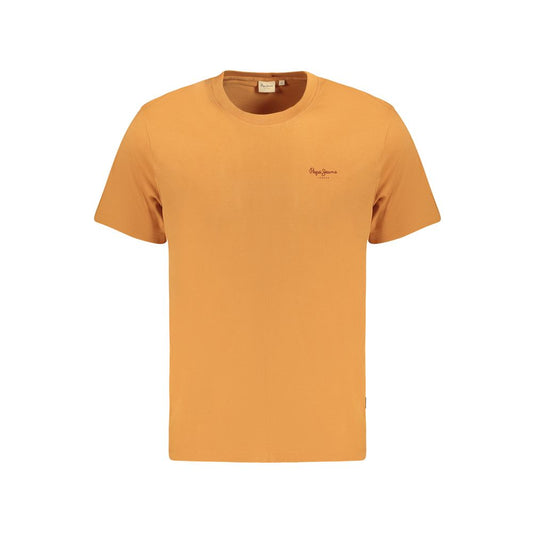 Pepe Jeans Oranžna bombažna majica