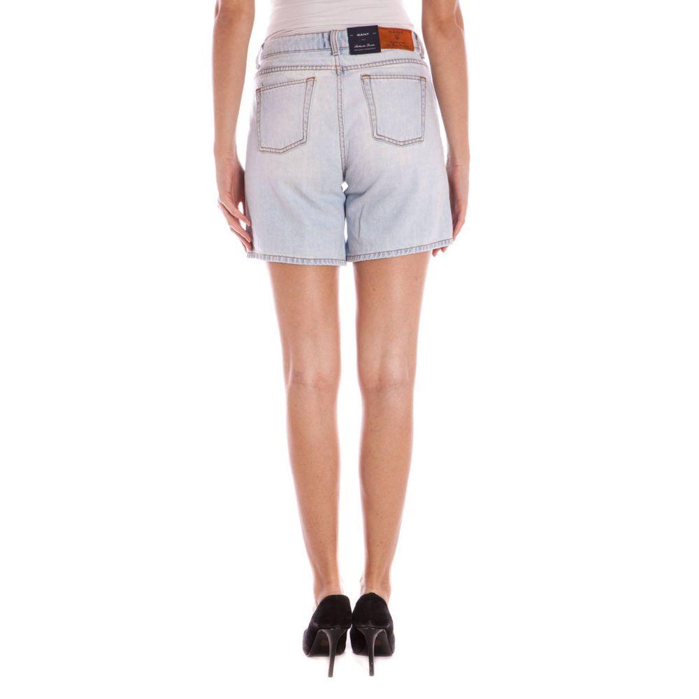 Gant Light Blue Cotton Women Jean