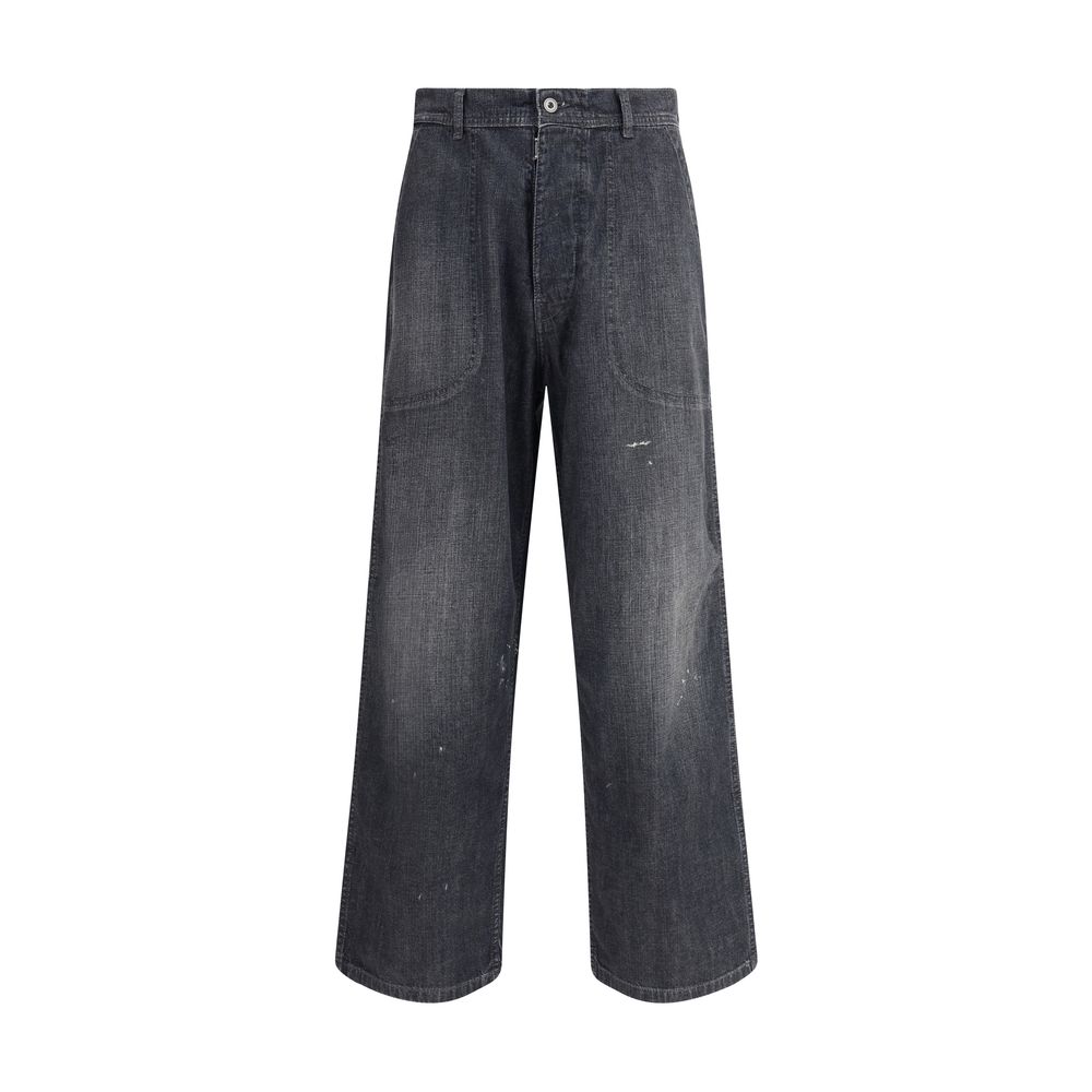 Margiela Široke kavbojke