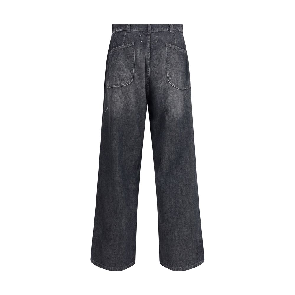 Margiela Široke kavbojke