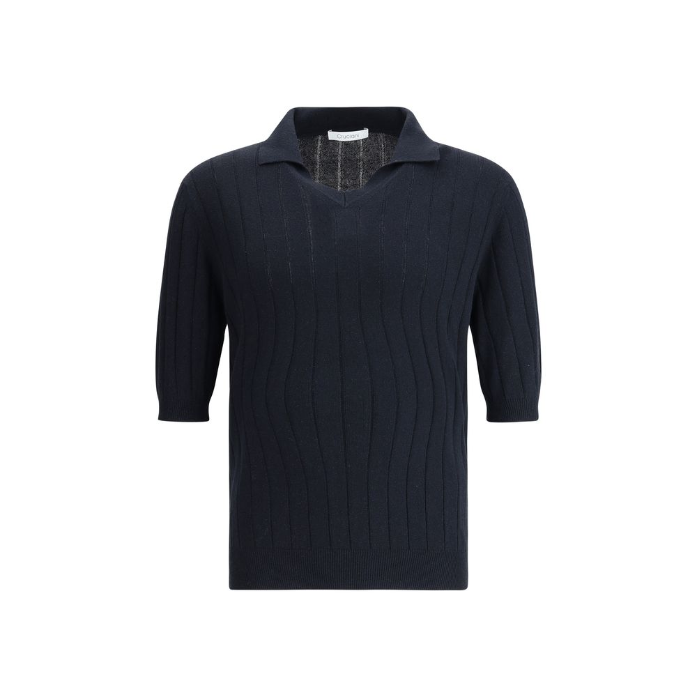 Cruciani Silk Polo Shirt