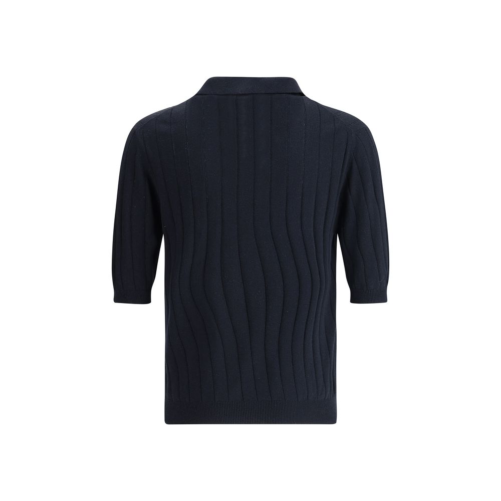 Cruciani Silk Polo Shirt