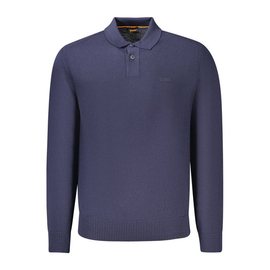 Hugo Boss Modra volna Moški pulover