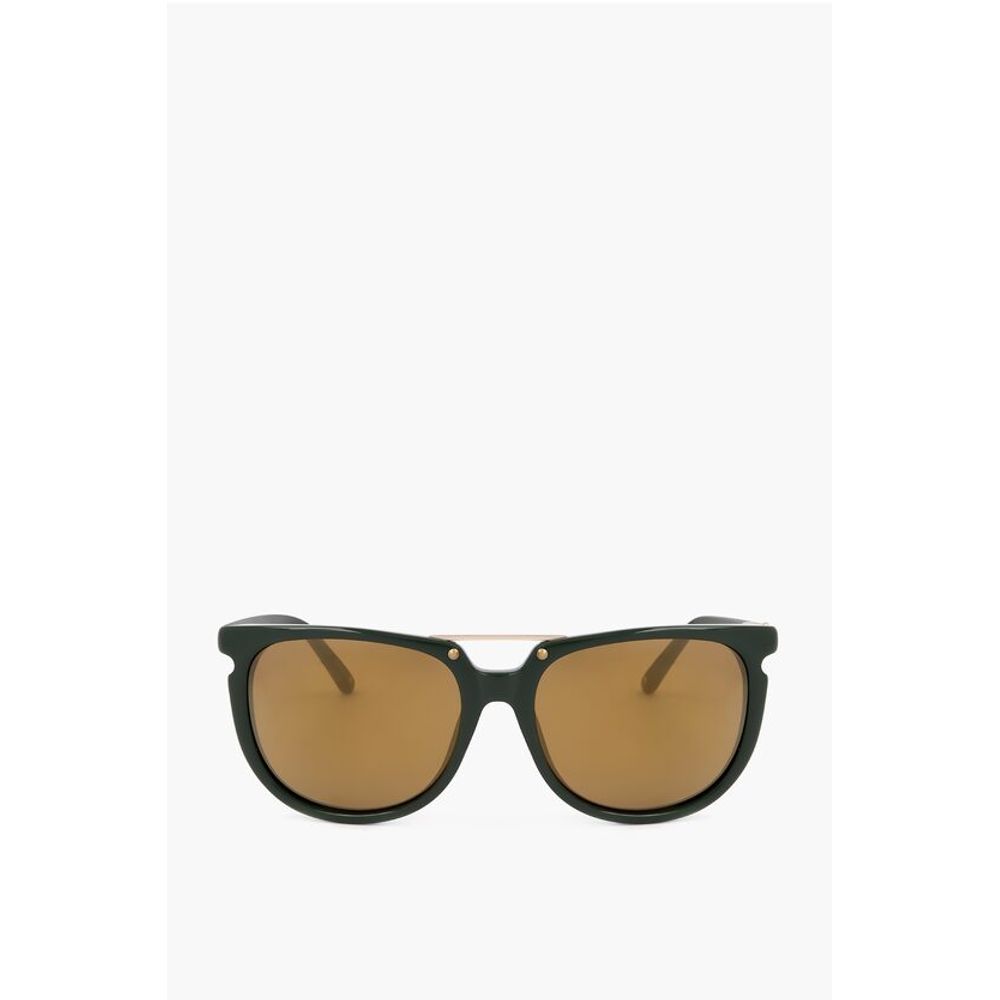 Linda Farrow PHILLIP LIM Wayfarer Sunglasses with Metal Bridge