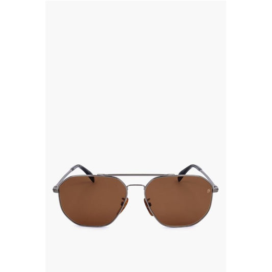 David Beckham Aviator sončna očala z oranžnimi lečami