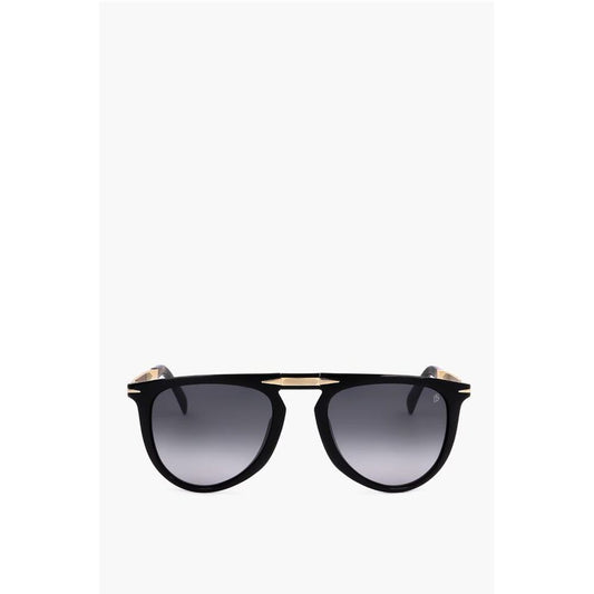 David Beckham Wayfarer Sunglasses with Straight Bridge