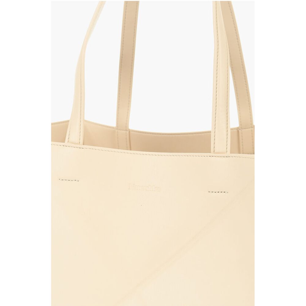 Nanushka Solid Color Faux Leather THE ORIGAMI Tote Bag