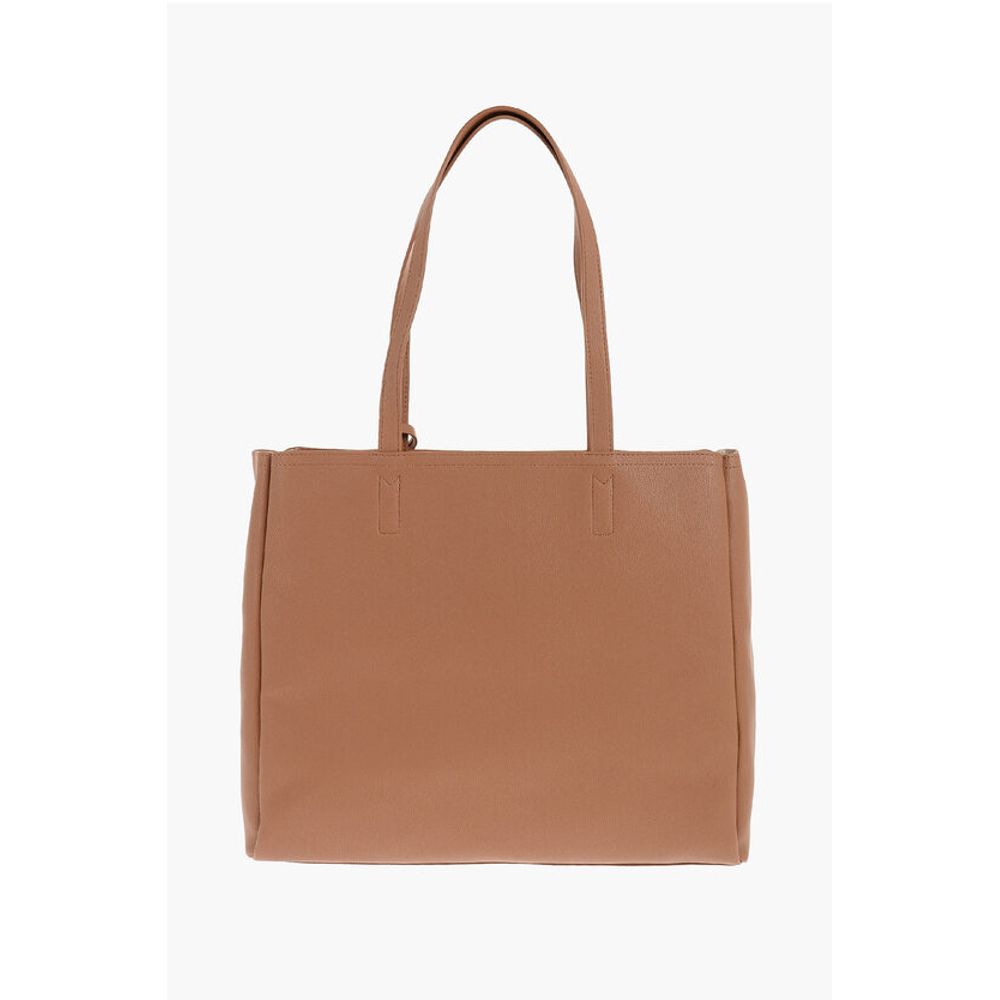 Moschino LOVE Faux Leather Shoulder Bag with Golden Logo