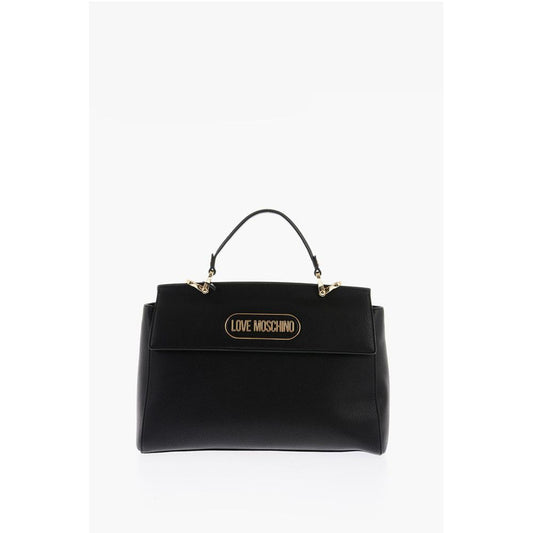 Moschino LOVE removable shoulder strap faux leather bag