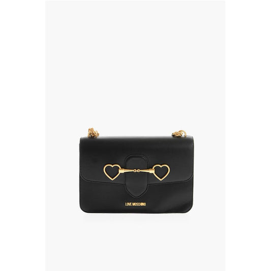 Moschino LOVE Chain and Clamp Shoulder Bag