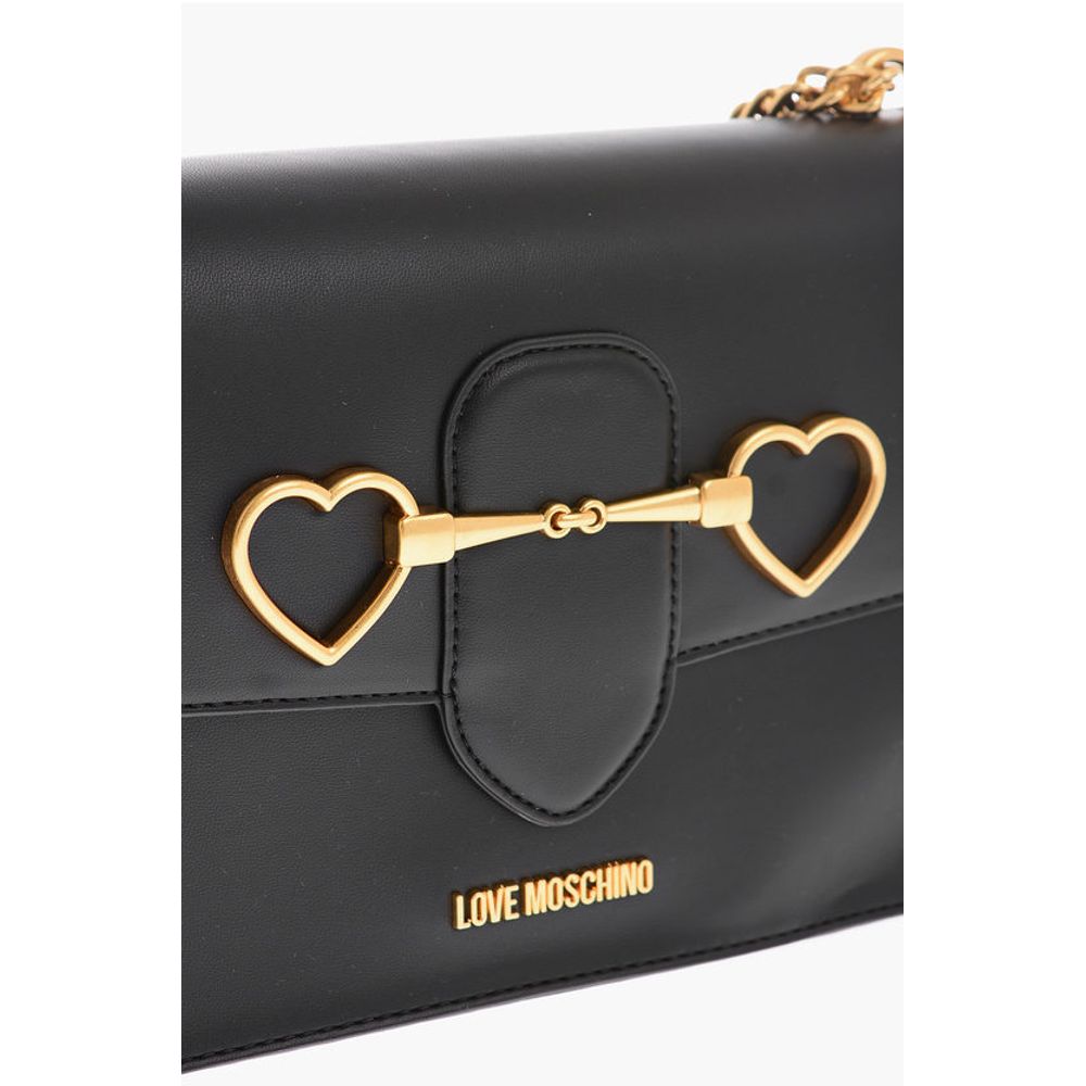Moschino LOVE Chain and Clamp Shoulder Bag