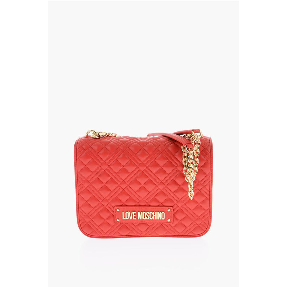 Moschino LOVE quilted faux leather shoulder bag
