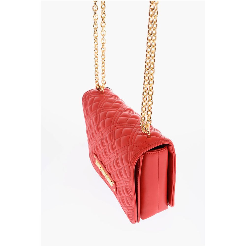 Moschino LOVE quilted faux leather shoulder bag