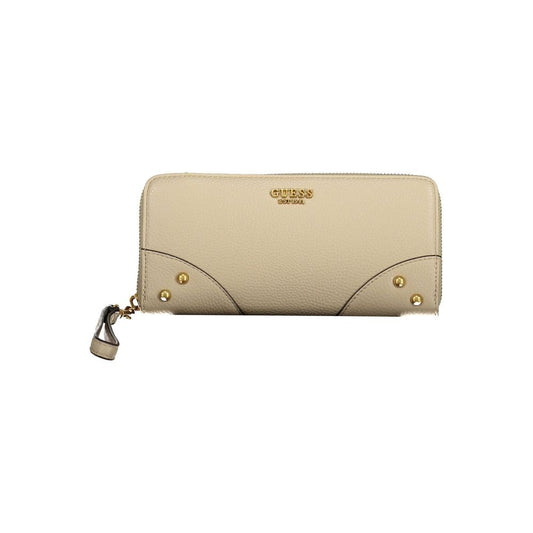 Guess Jeans Beige Polyethylene Ženska denarnica
