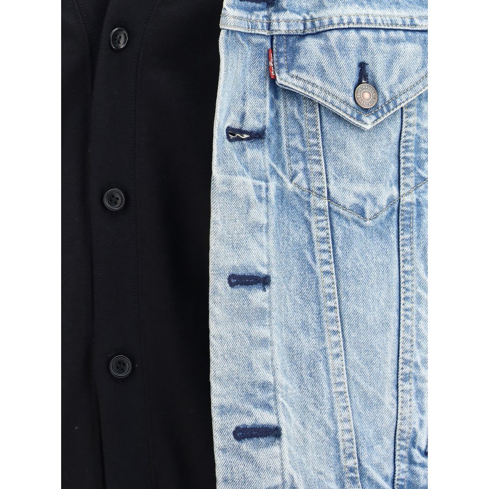 Junya Watanabe Denim Jacket with Cardigan