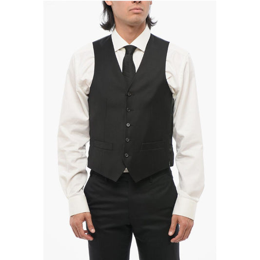 Corneliani TREND Volneni telovnik s 5 žepi
