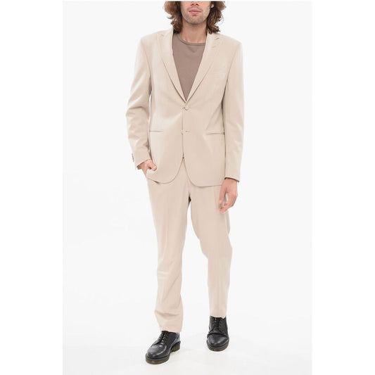 Corneliani Virgin Wool Suit with Peack Lapel