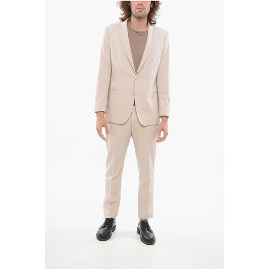 Corneliani Virgin Wool Suit with Peack Lapel