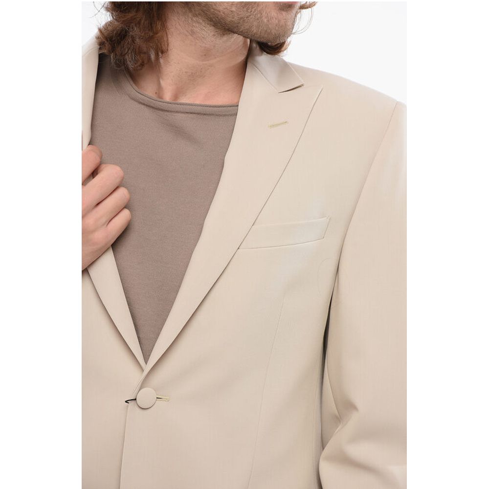 Corneliani Virgin Wool Suit with Peack Lapel