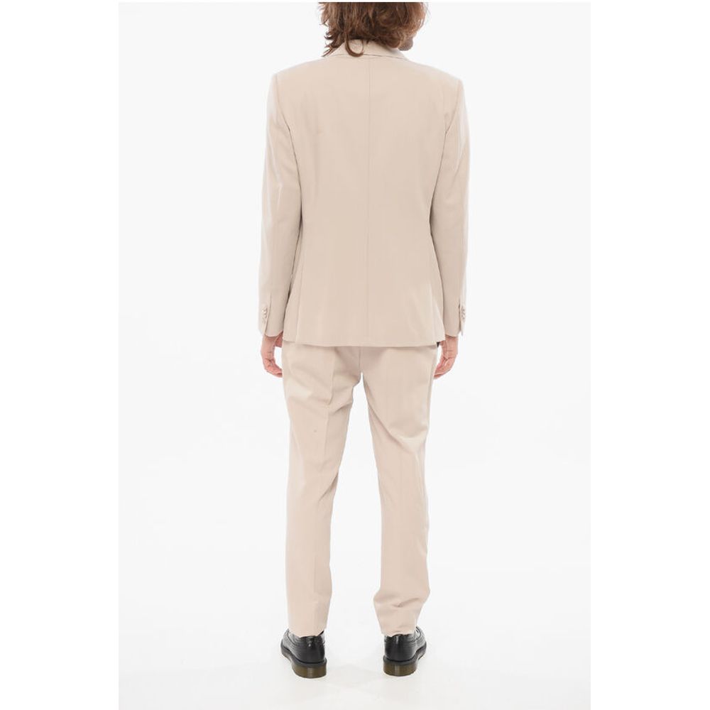 Corneliani Virgin Wool Suit with Peack Lapel