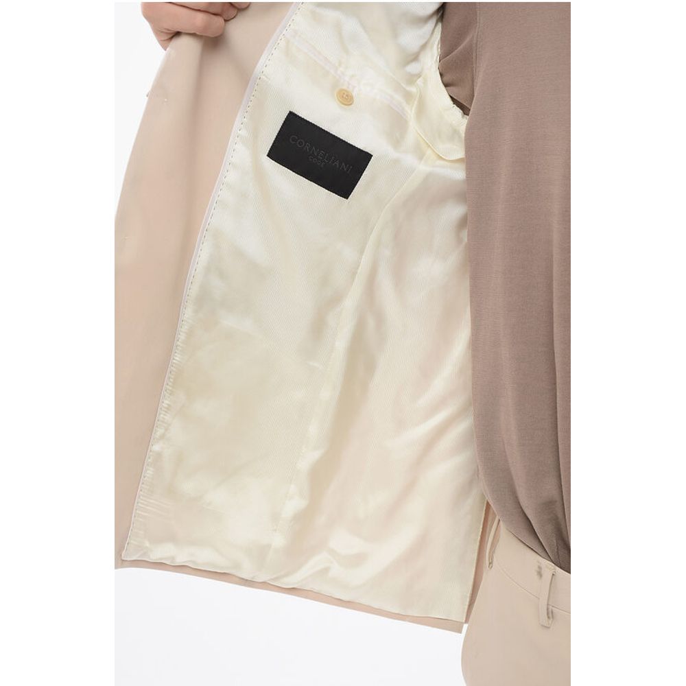 Corneliani Virgin Wool Suit with Peack Lapel