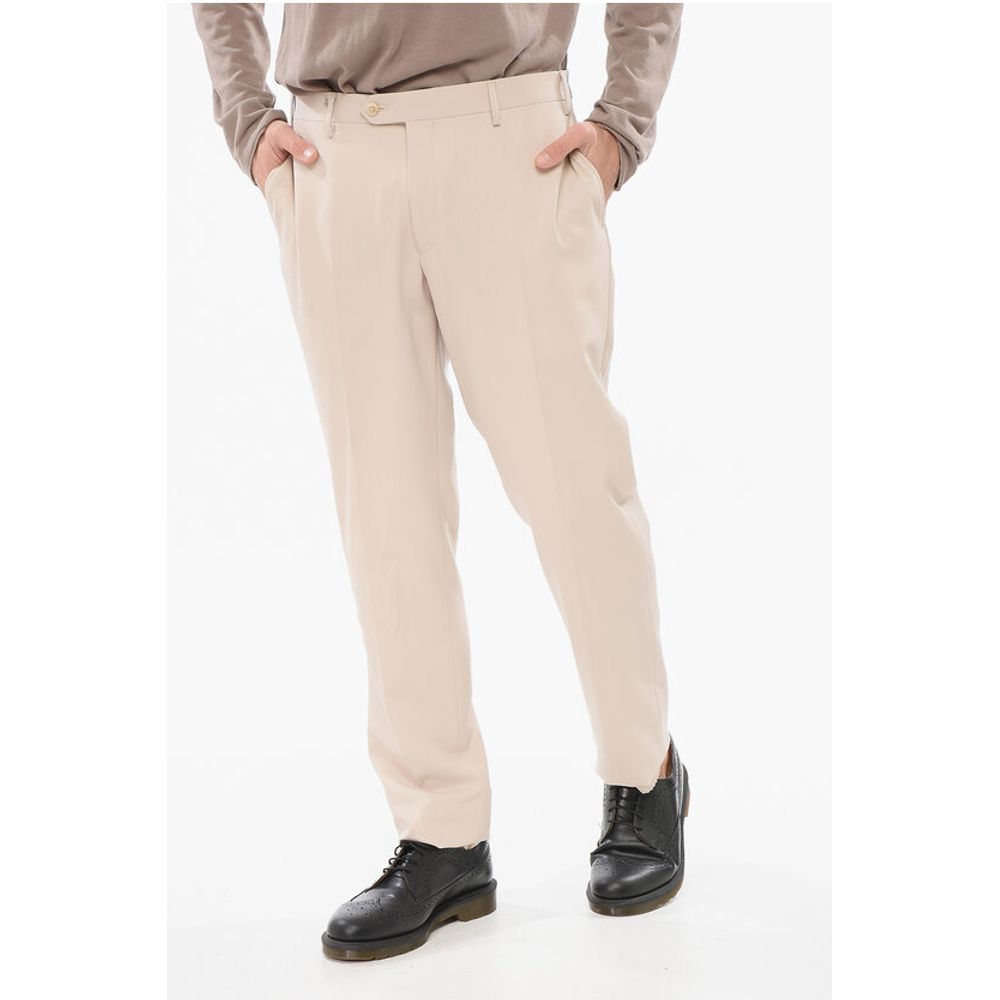 Corneliani Virgin Wool Suit with Peack Lapel