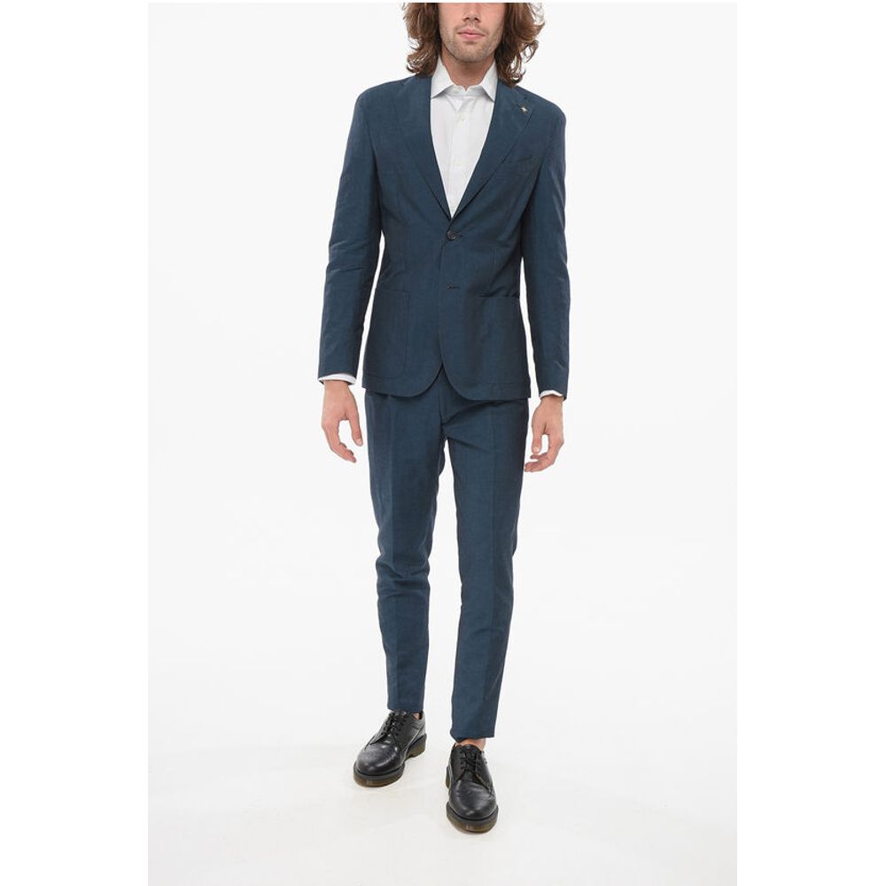 Corneliani CC COLLECTION Linen Blend RELIGHT Suit