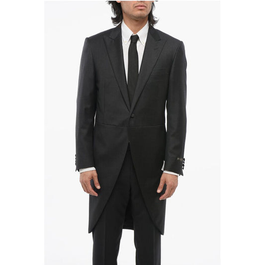 Corneliani Virgin Wool Peak Lapel LEADER Tail-Coat Blazer
