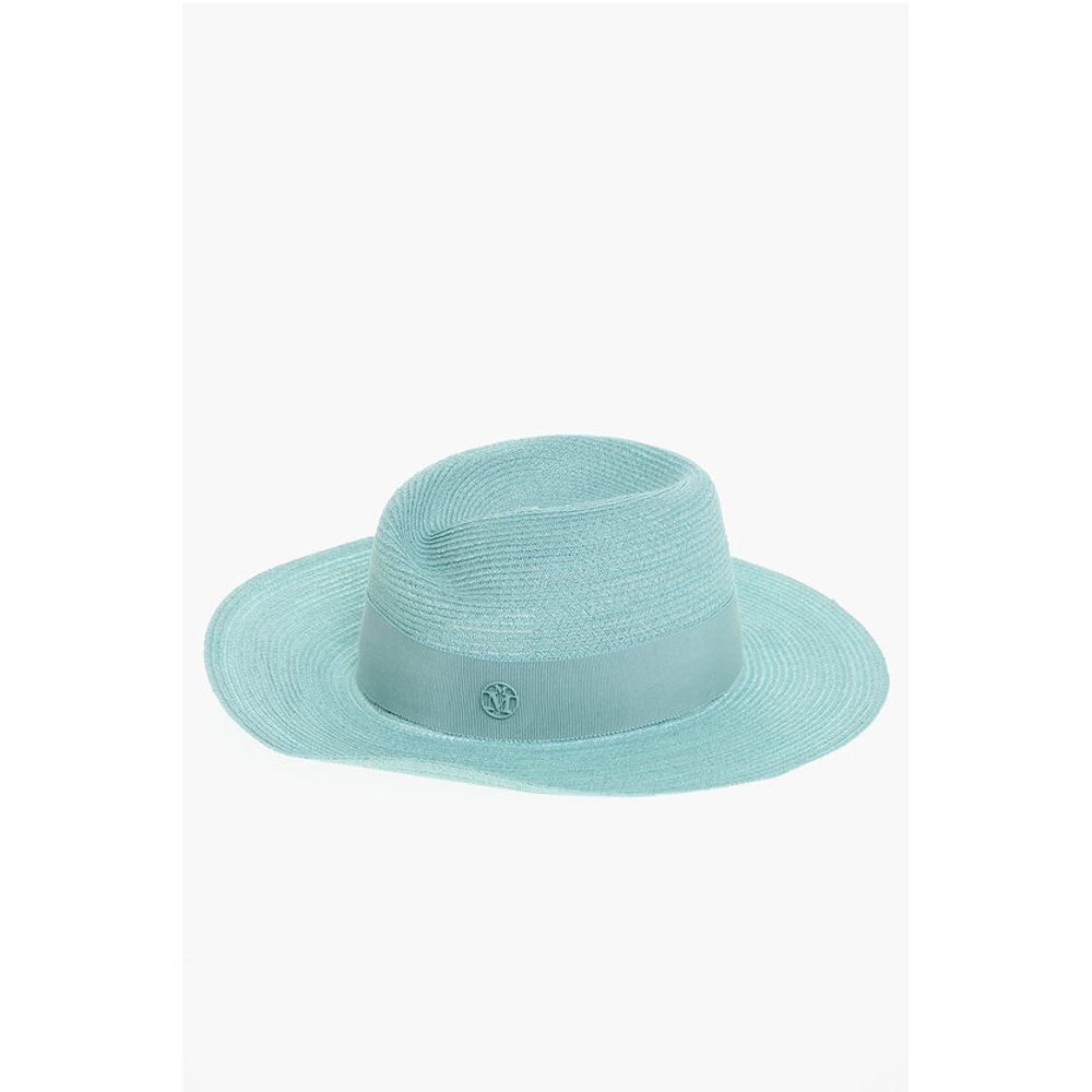 Maison Michel Konopljina fedora s trakom iz grosastega zrna