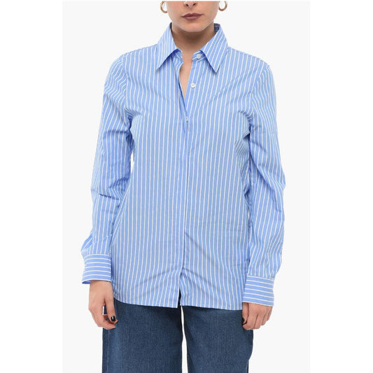 Department 5 Striped Print Long Sleeved Shirt