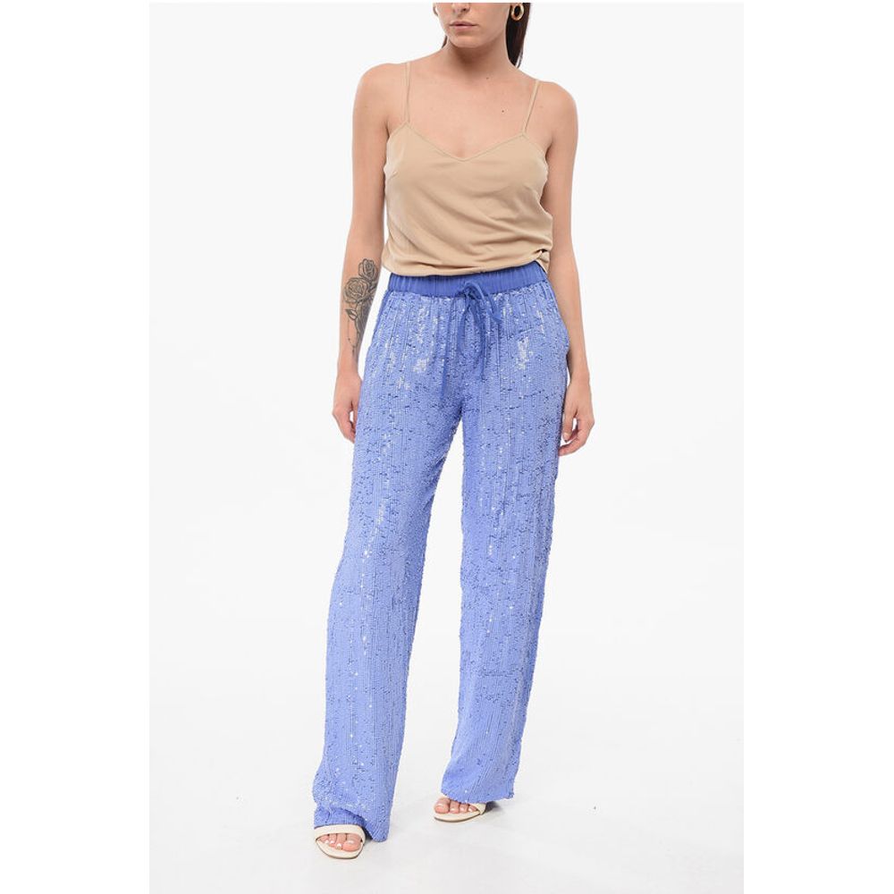 Parosh Sequined Straight Pants
