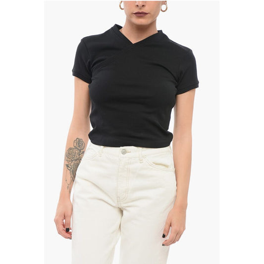 Majica Coperni Cropped Fit z ovijalnim vzorcem