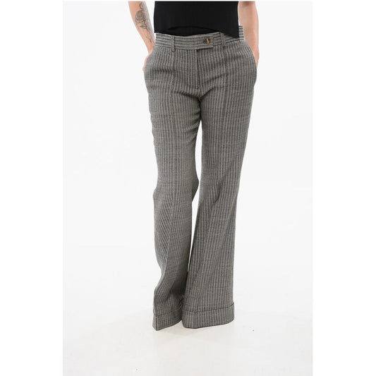 Acne Studios Wide-leg Pants with Turn-up Hems